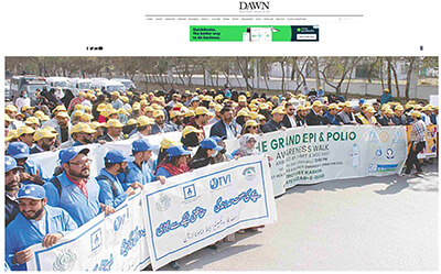 Walk To Raise Awareness Regarding The Eradication Of Polio
